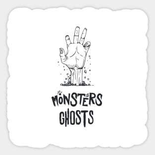 Halloween Monsters Sticker